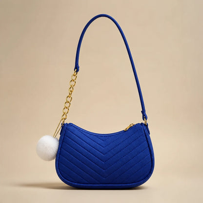 Royal Blue sling bag complete front view — view 5