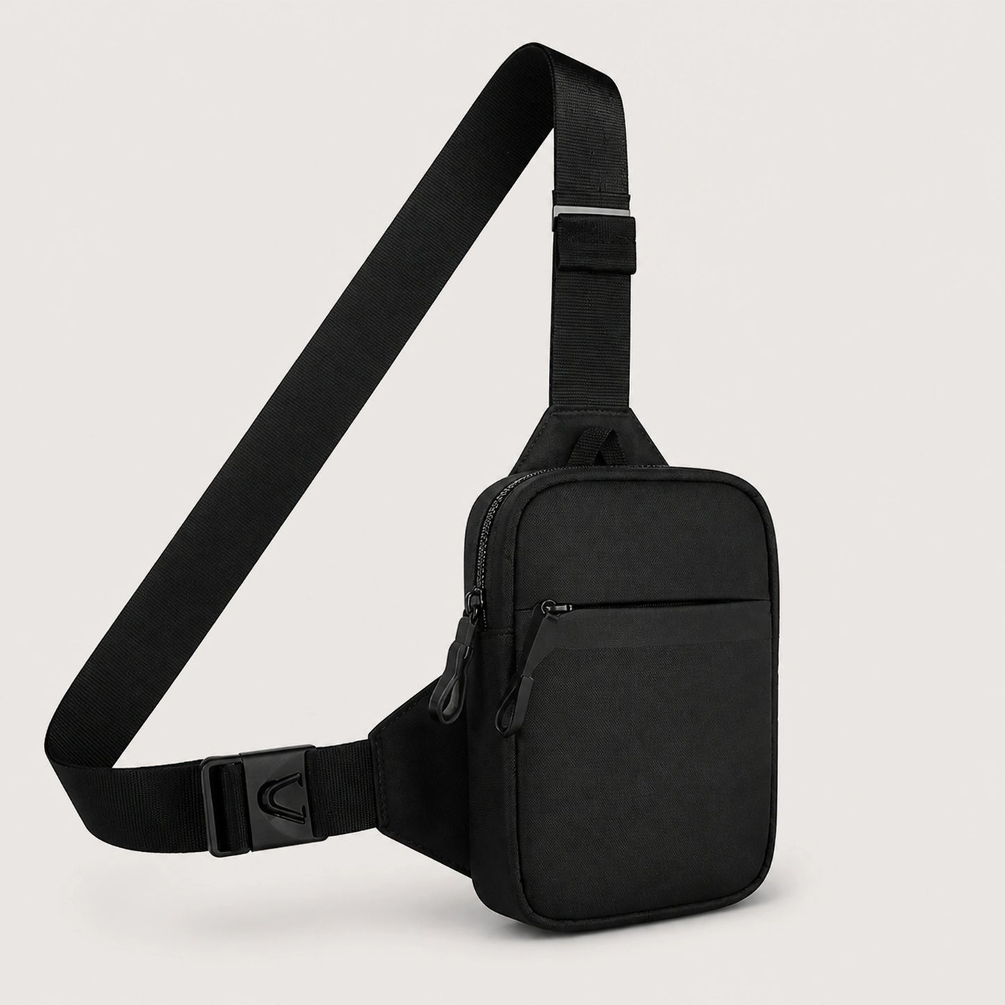 sling bag — Black three quarter — view 3
