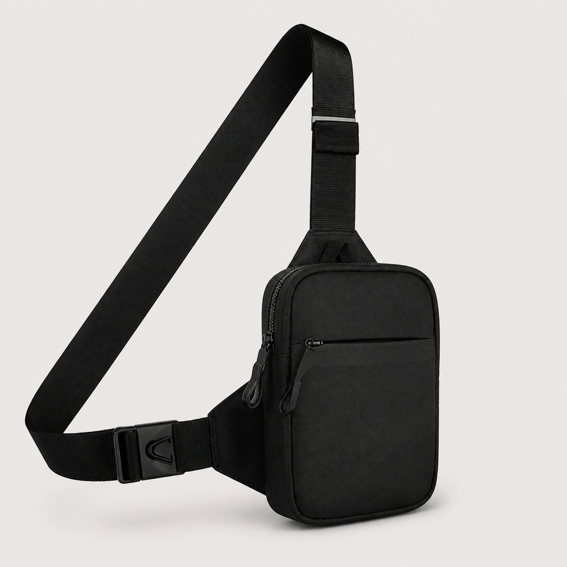 sling bag — Black three quarter — view 3