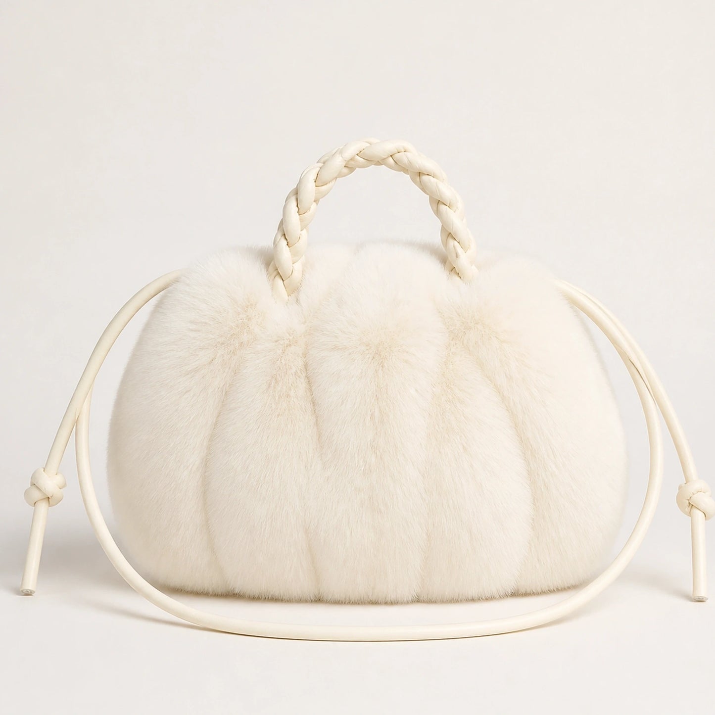 Ivory sling bag complete front view — view 4