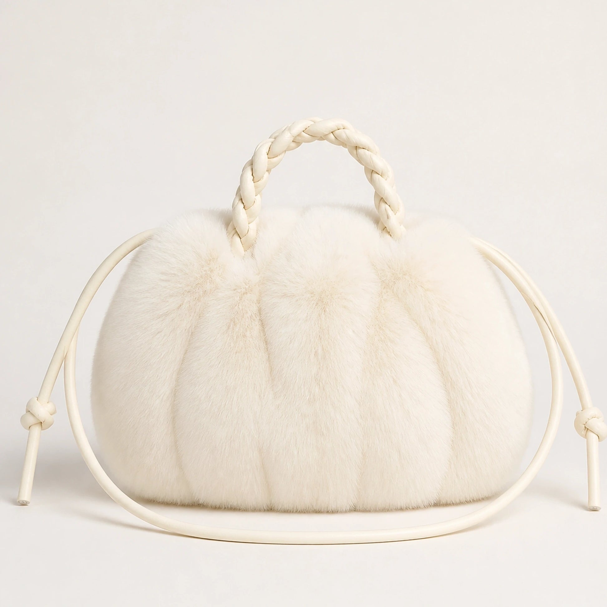 Ivory sling bag complete front view — view 4