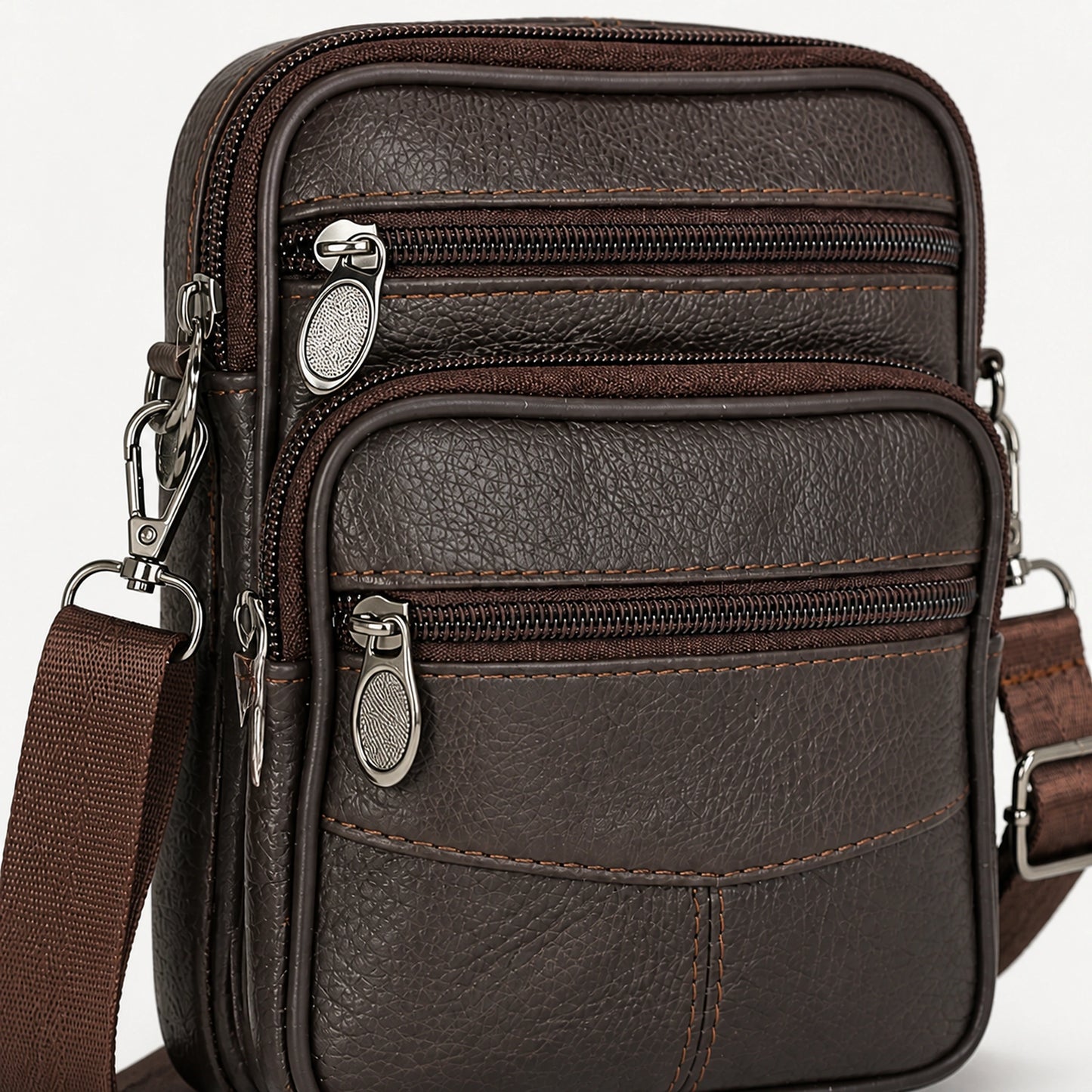 sling bag — Dark brown detail — view 4