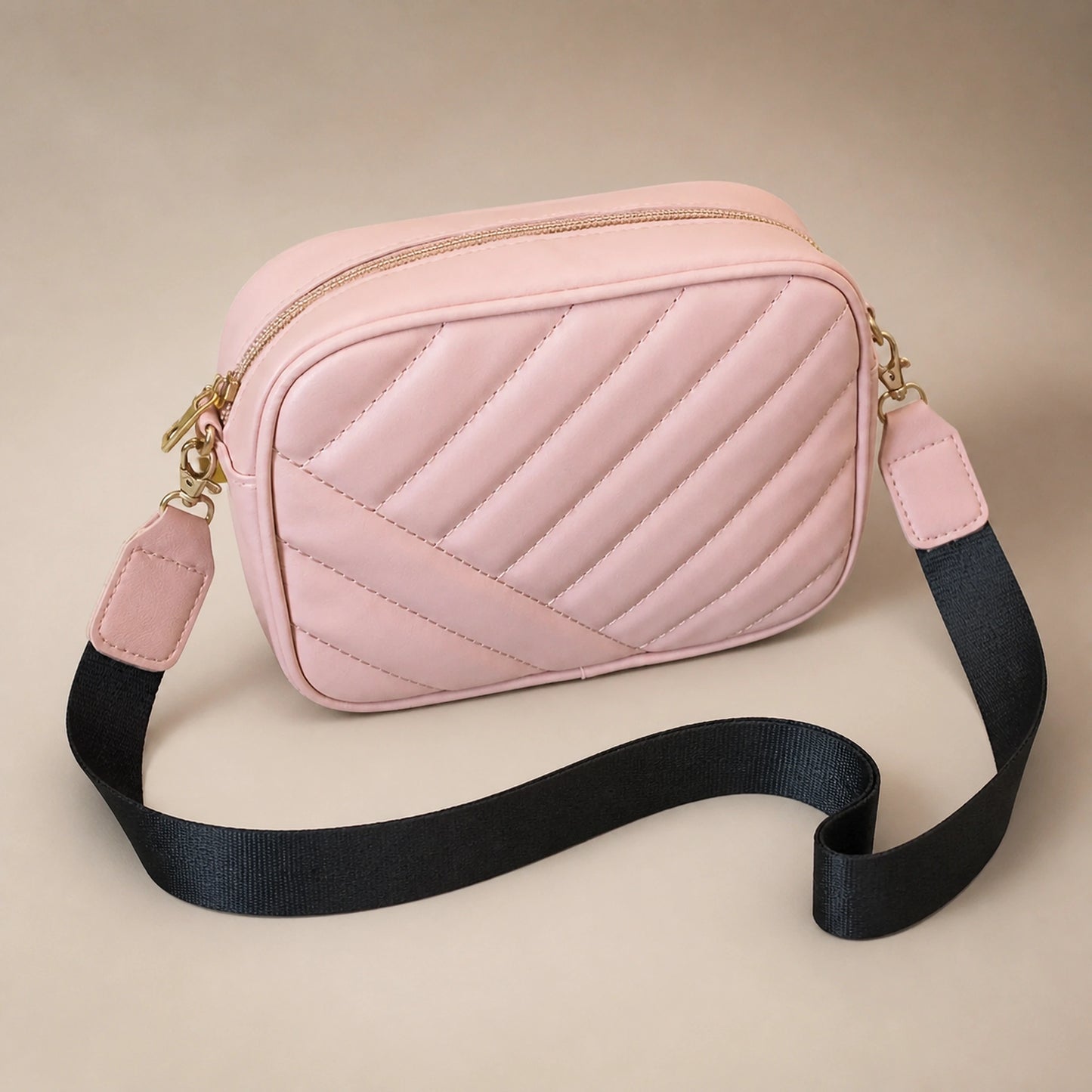 sling bag — Blush pink front — view 2
