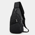sling bag — Black sling front