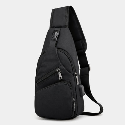 sling bag — Black sling front