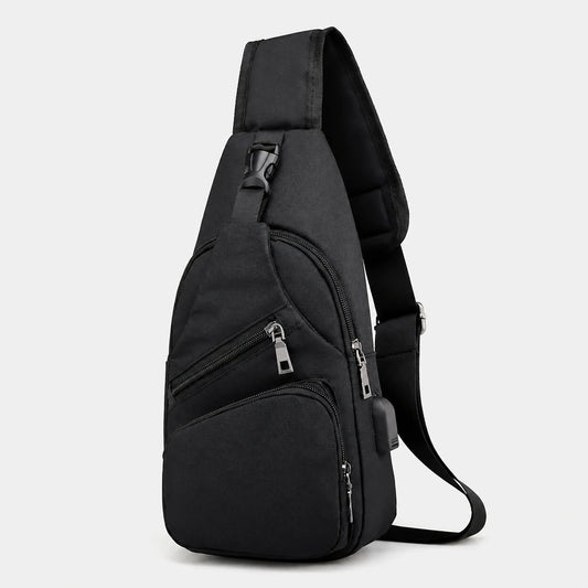 sling bag — Black sling front
