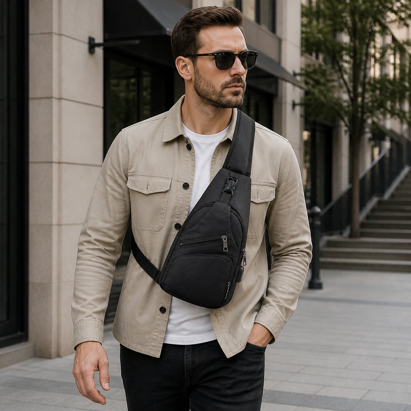 sling bag — Black sling — view 11