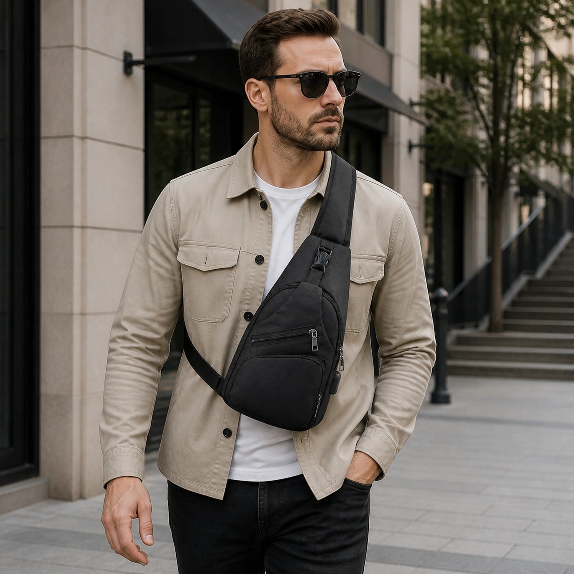 sling bag — Black sling — view 11