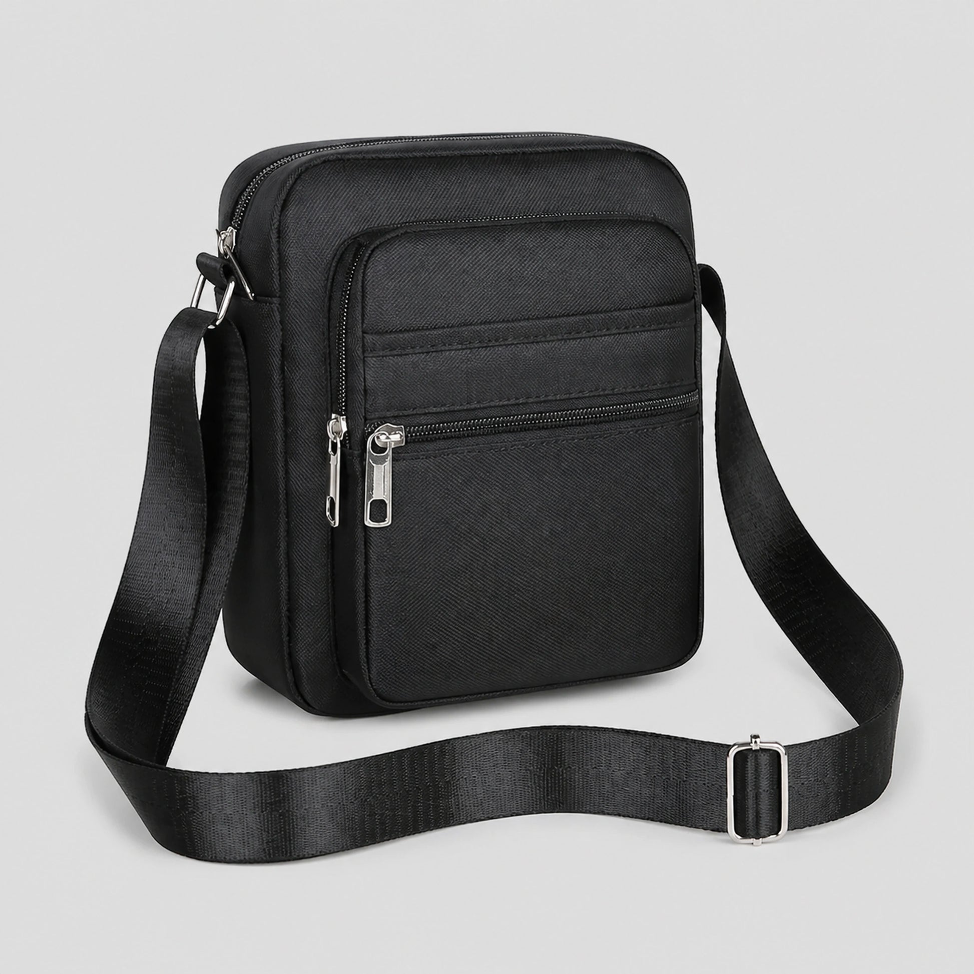 sling bag — Black crossbody front — view 4