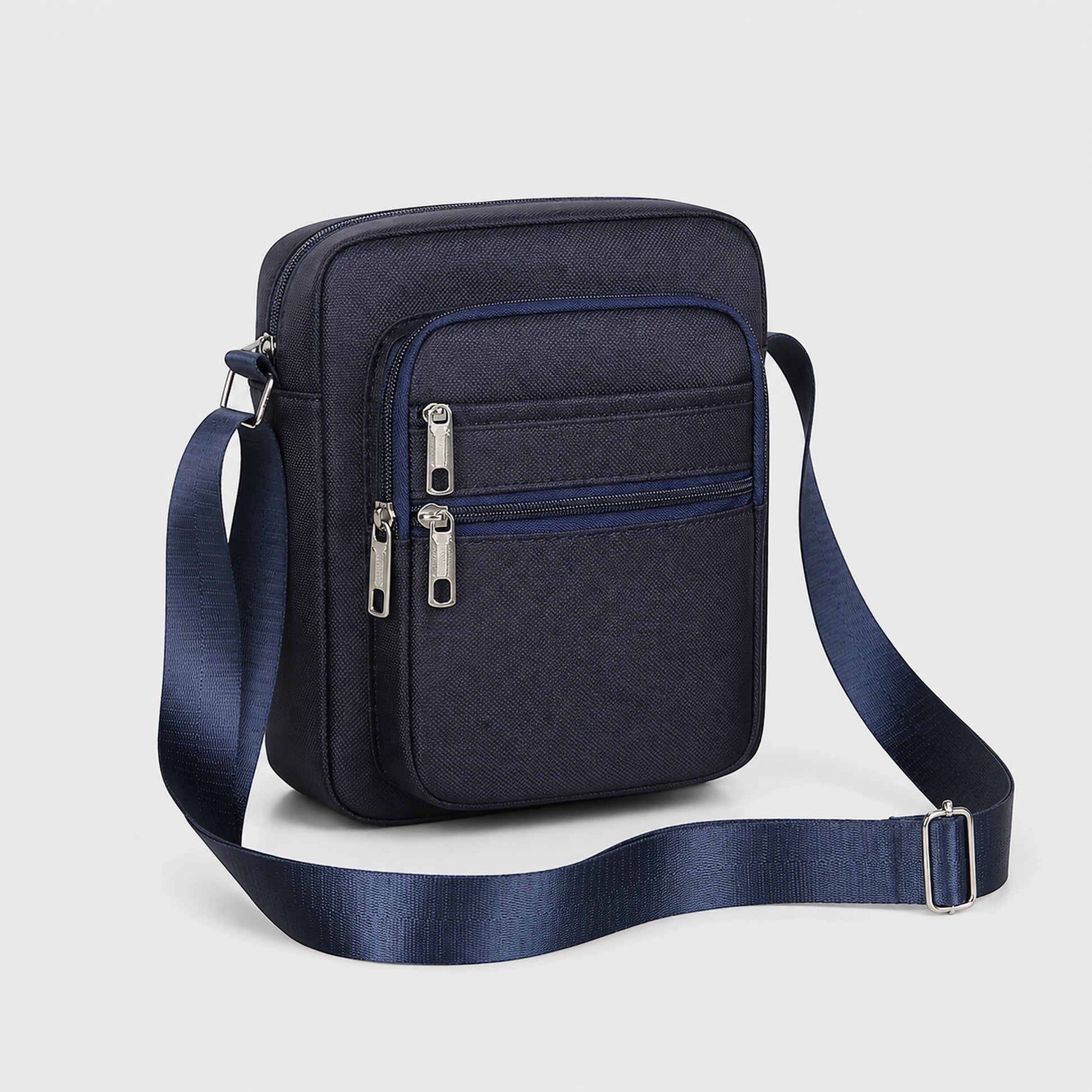 sling bag — Navy crossbody front — view 5