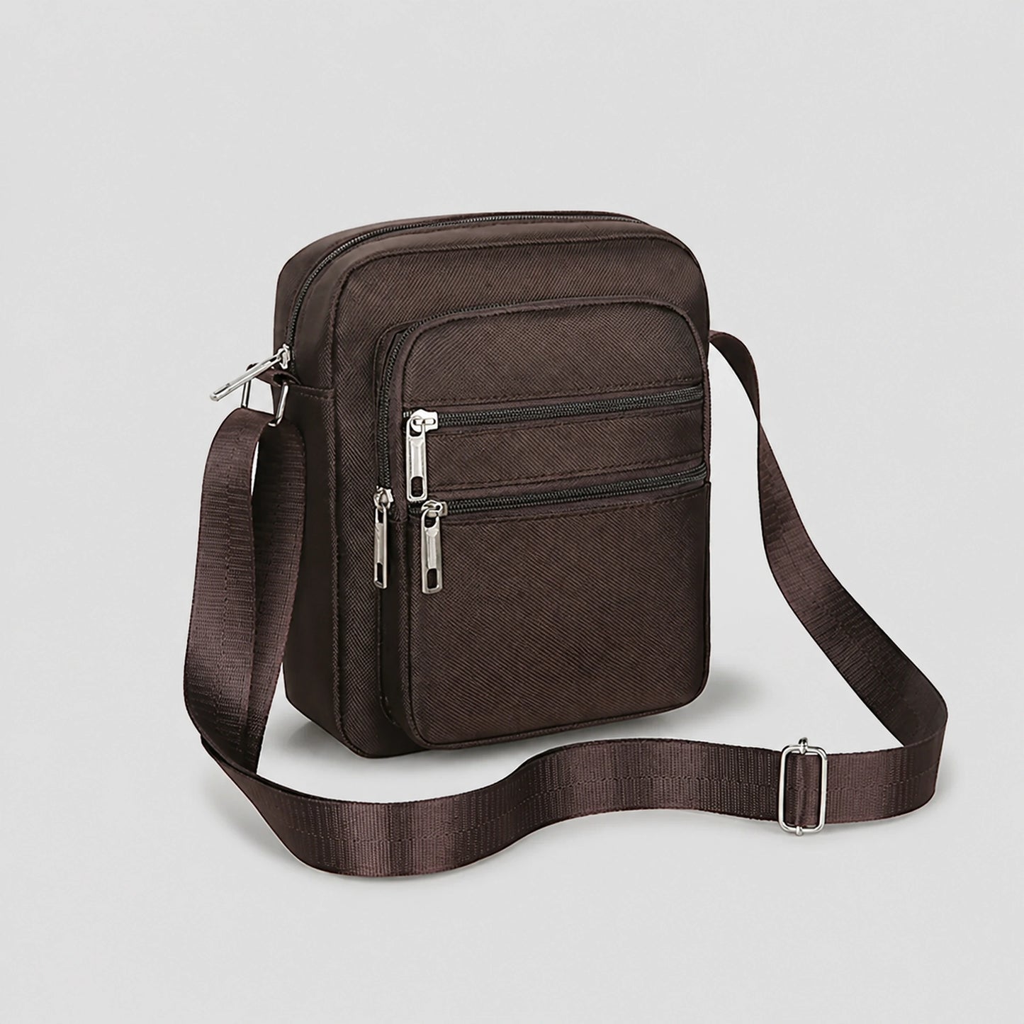sling bag — Brown crossbody front — view 6