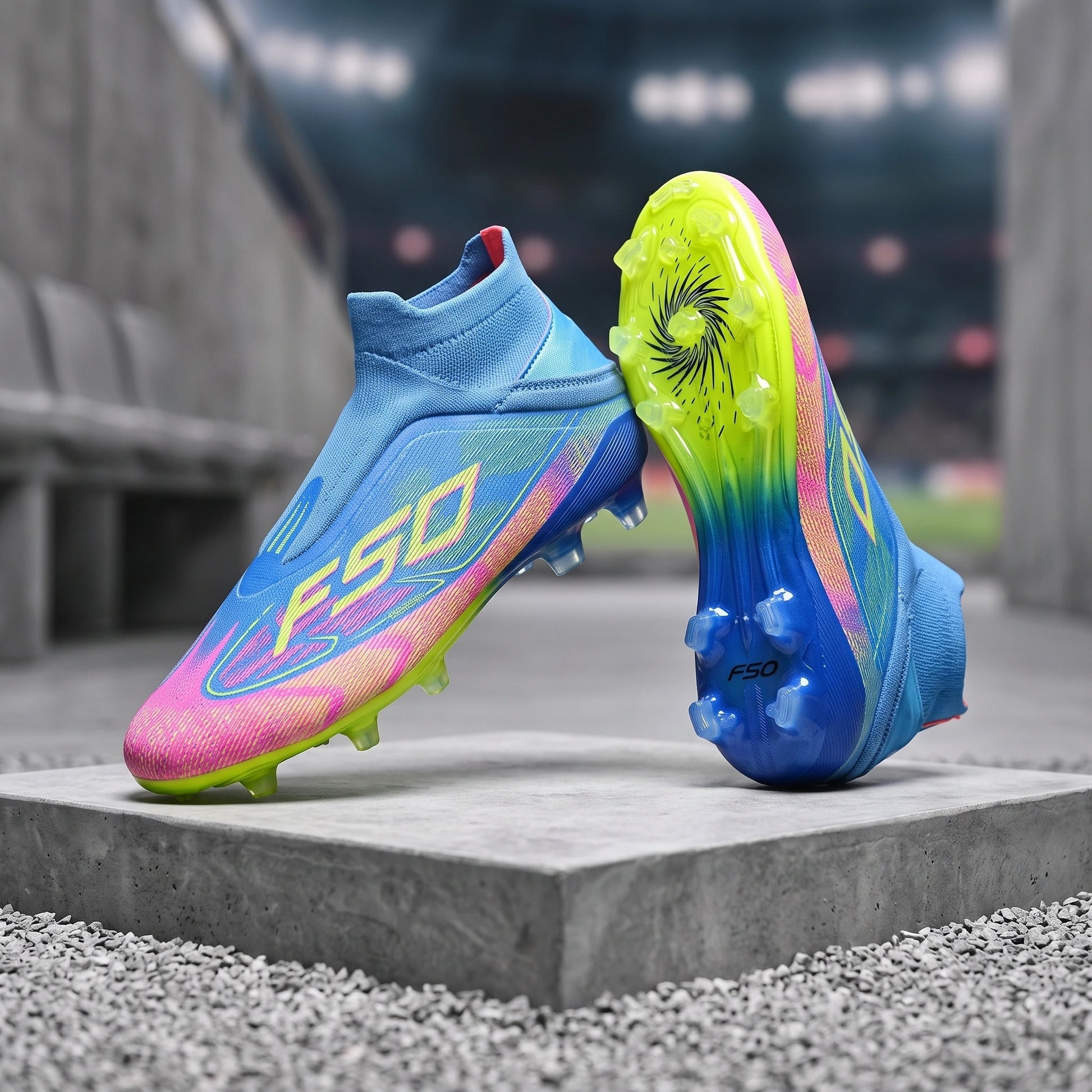 Ethan Durable High Top Soccer Cleats