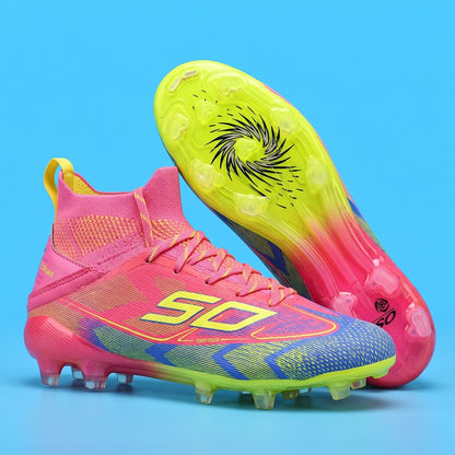 Ethan Durable High Top Soccer Cleats — view 11