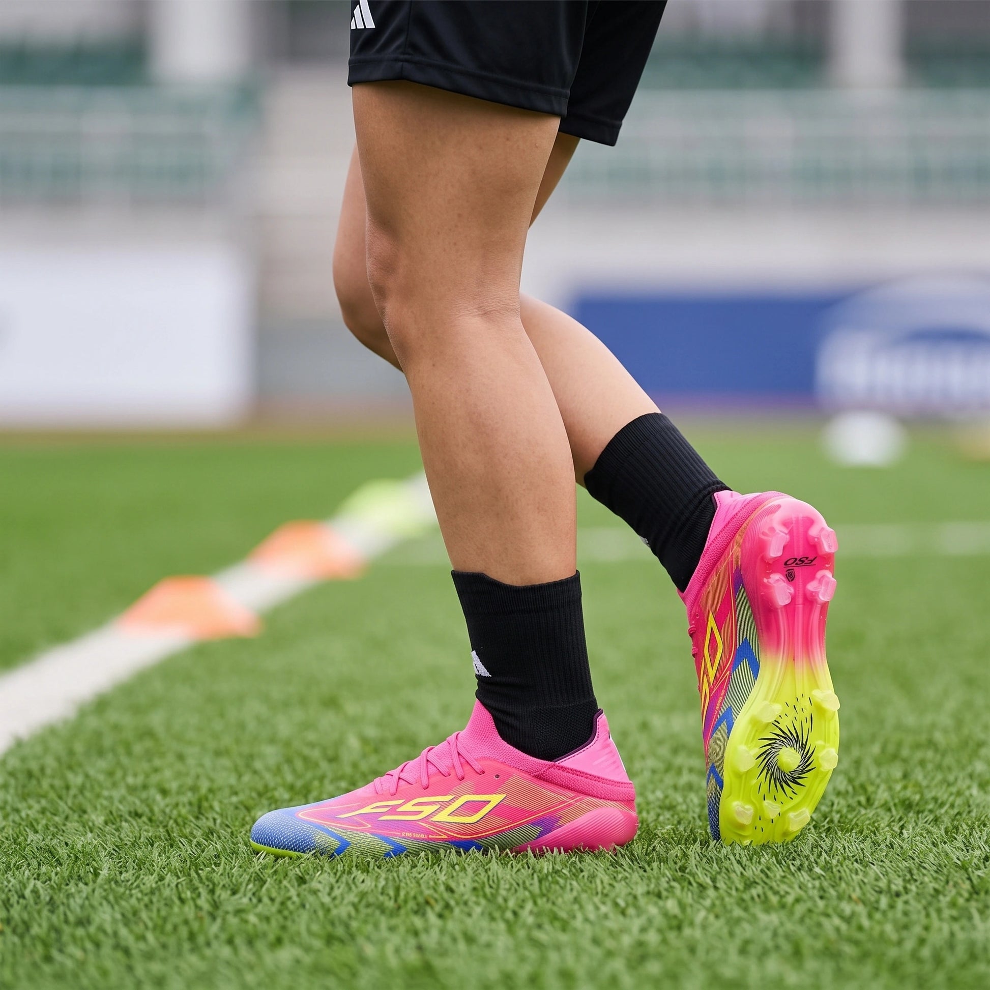 Ethan Durable High Top Soccer Cleats — view 12
