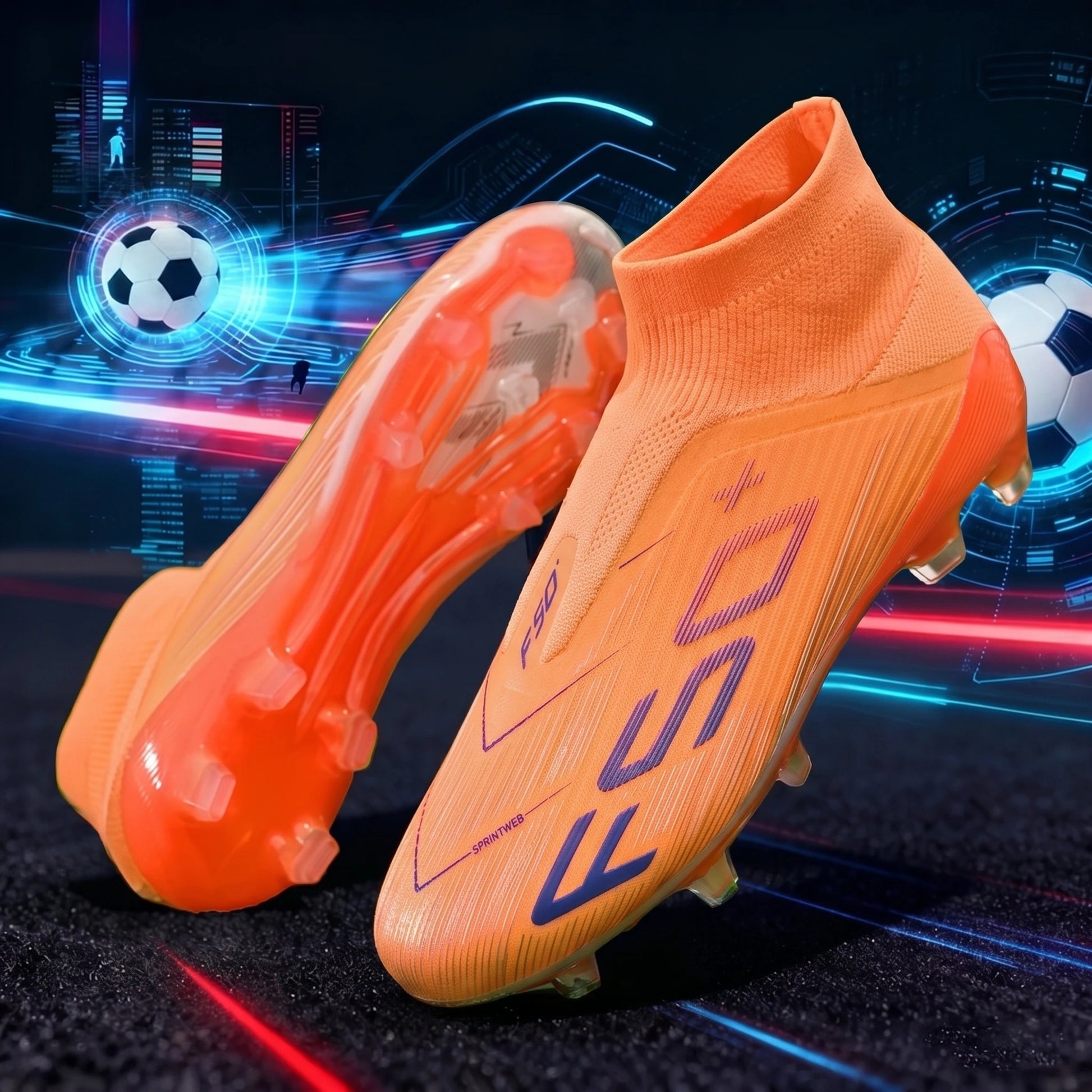 Ethan Non Slip High Top Soccer Cleats — view 18