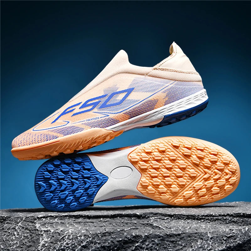Lightweight soccer cleats with non slip soles, featuring a sleek design and vibrant color accents — view 3 — view 5