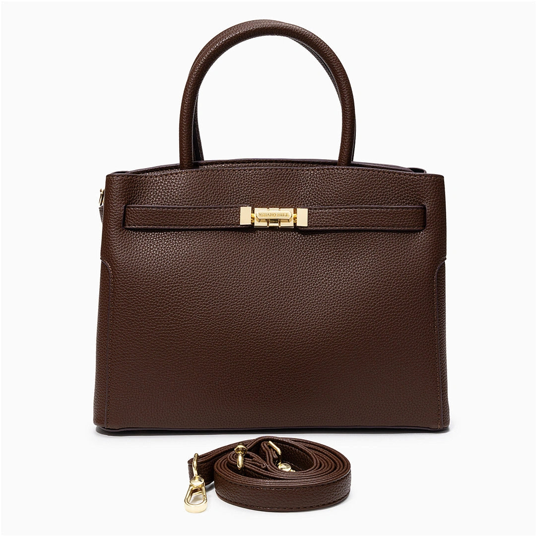Medium tote bag in a soft fabric with spacious interior, featuring sturdy handles and stylish design — view 8 — view 8