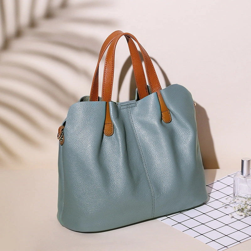 Versatile tote bag in a rich burgundy color, featuring sturdy handles and spacious interior, front view — 2 — view 2