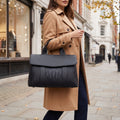 Close up of the Everyday Tote Bag showing its premium fabric texture, precise stitching, and sophisticated design — view 3