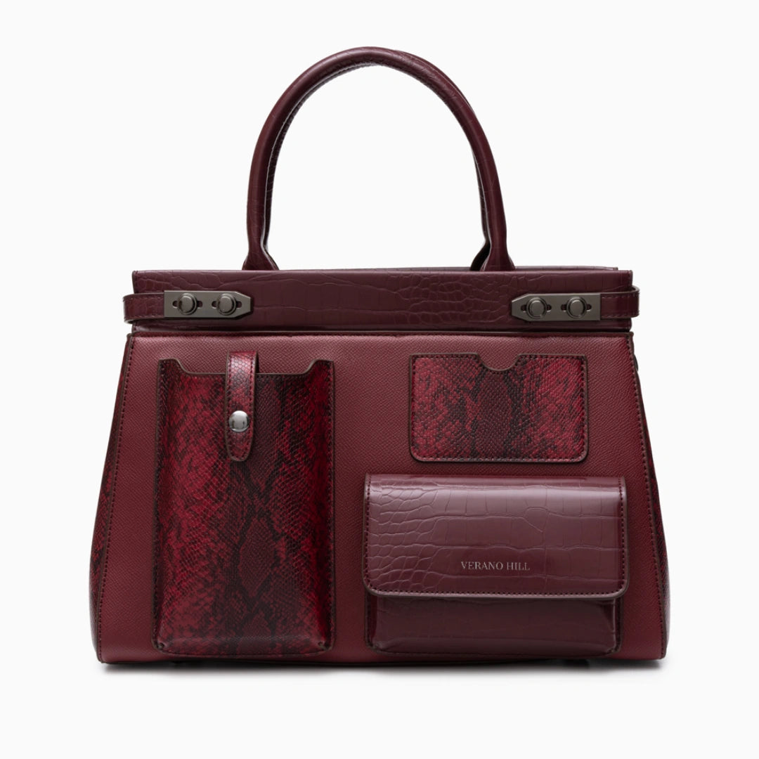 Charming crochet tote bag featuring a textured design, natural fibers, and spacious interior, shown — view 5 — view 5