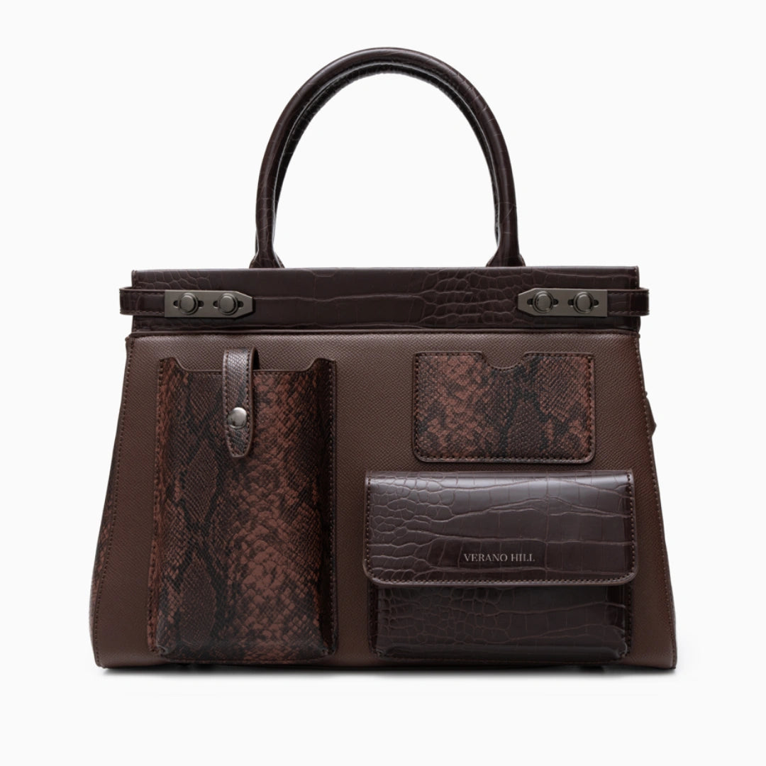 Crochet tote bag featuring a charming design, showcasing intricate patterns and soft texture, top view — 9 — view 9
