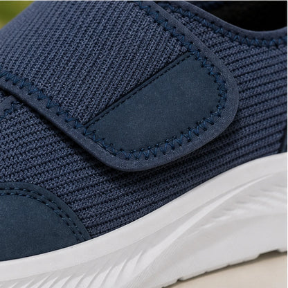 velcro shoes — Mist Blue strap and breathable mesh detail — view 7