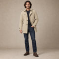 Men's High Collar Windproof Winter Coat — Viktor Beige